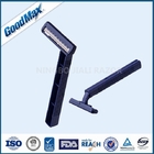 Smooth Glide Twin Blade Disposable Razor With Comfortable Plastic Handle