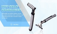 Face Shaving Men'S Disposable Razors With Twin Blades Open Type Blade Design
