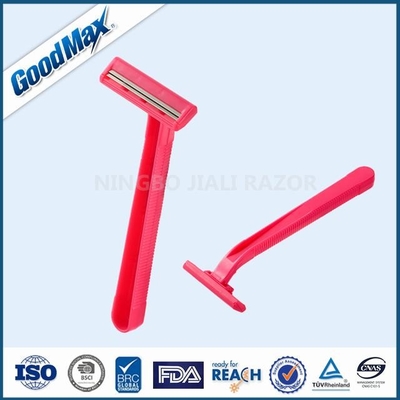 No Electric Plastic Double Edge Razor With Fixed Head And Comfortable Plastic Handle