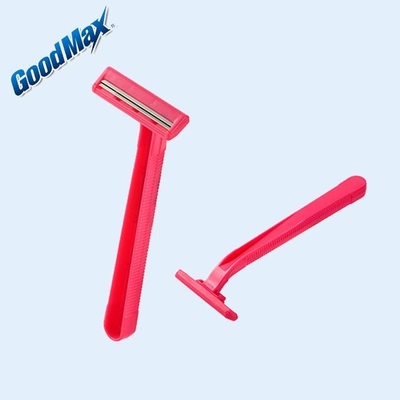 No Electric Plastic Double Edge Razor With Fixed Head And Comfortable Plastic Handle