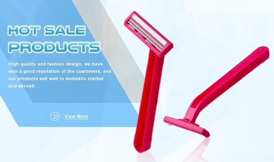 Smooth Close Shave Twin Blade Disposable Razor With  Coating For Close Shave