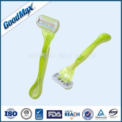 Sensitive Skin Ladies Safety Razor , Good Hardness Ladies Disposable Shavers