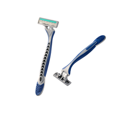 Twin Blades Disposable Men'S Razors , Stainless Steel Blade Mens Shaving Razor