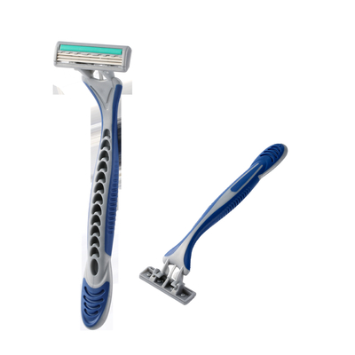 Twin Blades Disposable Men'S Razors , Stainless Steel Blade Mens Shaving Razor