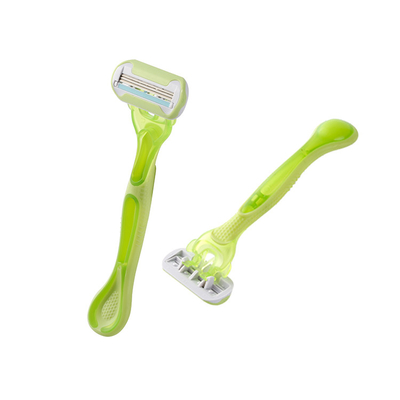 Sensitive Skin Ladies Safety Razor , Good Hardness Ladies Disposable Shavers