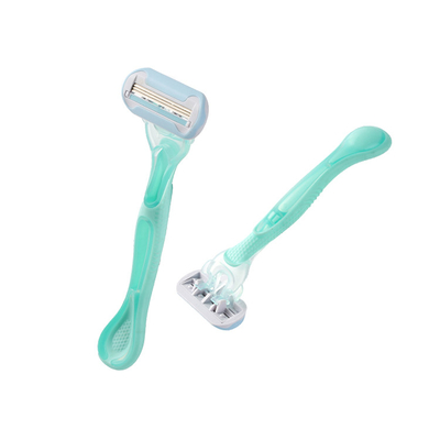 Custom Logo Women'S Disposable Shavers With Three Precision Blades Pivoting Head