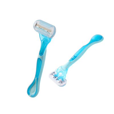 Triple Blade Women'S Disposable Razors Applying Advanced Blades Coating Technology