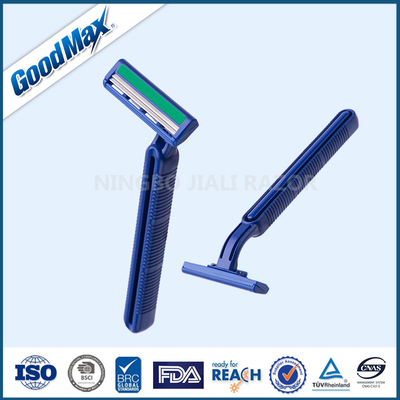 Custom Logo Twin Blade Disposable Medical Razor With Lubricant Strip