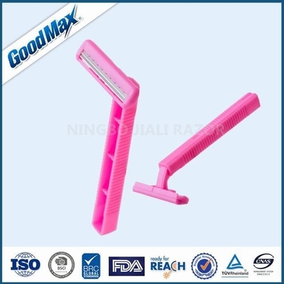 Smooth Glide 2 Blade Disposable Razor , Pink Twin Blade Safety Razor