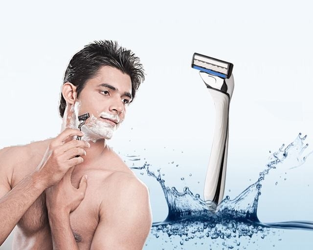 Any Color Available Three Blade Razor , Triple Blade Shaver Free From Nicks And Cuts