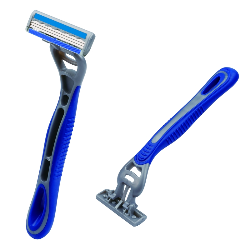 Virtual Guard New Style Razors With Flow - Thru Blade For Easy Shave And Quick Rinse